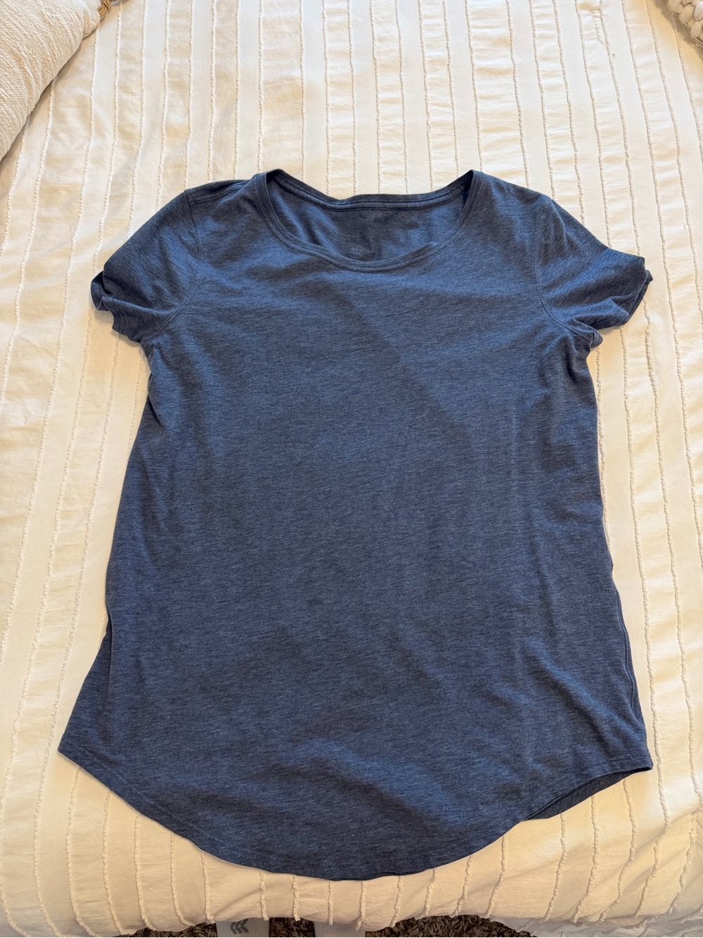 Lululemon Women's Navy Short-Sleeve Tshirt